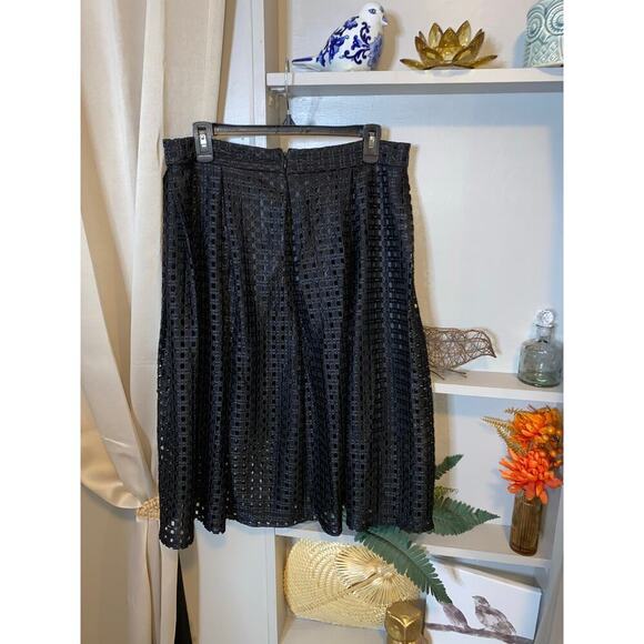 NWT 7th Avenue Design Studio New York & Company size 8 $55 Black Lined Skirt - Picture 7 of 12